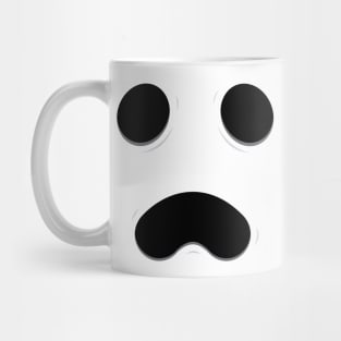 Spooky Ghost Face Mug